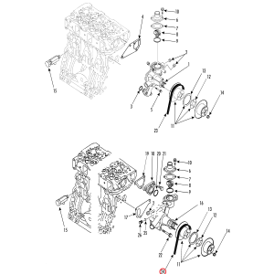 CORREIA ALTERNADOR BOMBA ÁGUA SB THERMO KING 781341 SB210 - Imagen 4