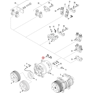 O-RING MANIFOLD COMPRESSOR THERMO KING 332882 33-2882 V300 V400 V500 V600 - Image 4