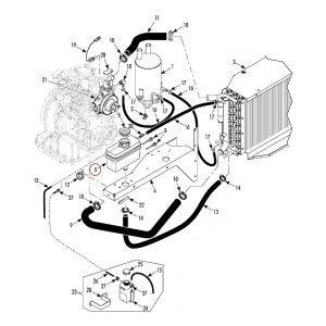 TANQUE EXPANSÃO THERMO KING MD100 MD200 MD300 MOTOR TK370 3.74 120826 12-826 - Imagen 7