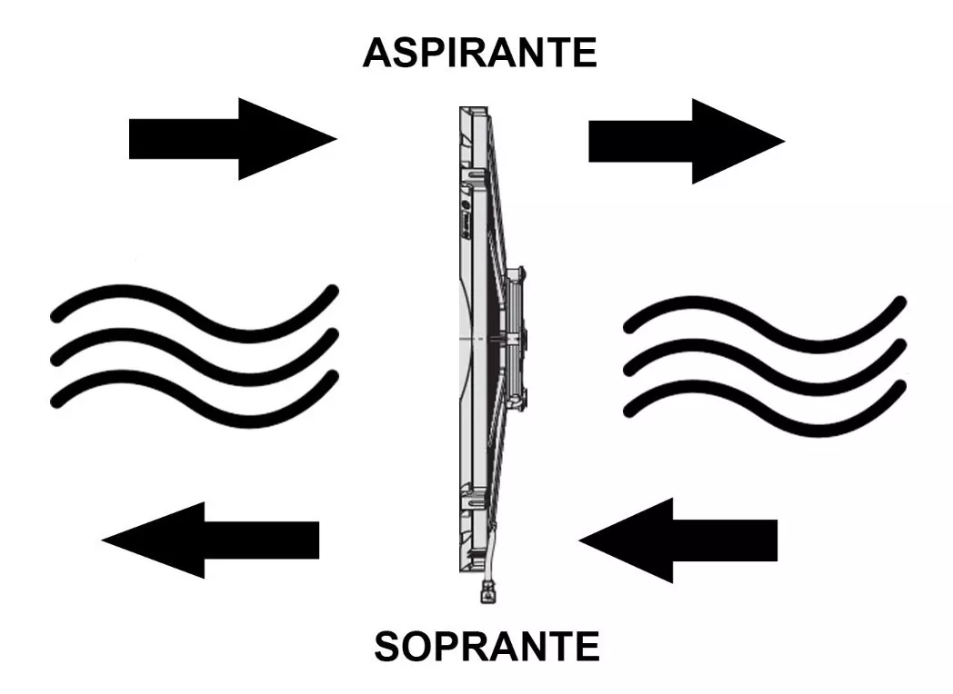 ELETRO VENTILADOR SPAL 30101522 VA10-AP50/C-61A 12V 12 POLEGADAS ASPIRANTE - Image 4