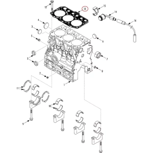 JUNTA CABEÇOTE DO MOTOR TK376 THERMO KING 333818 33-3818 T1000 T1200 - Image 5