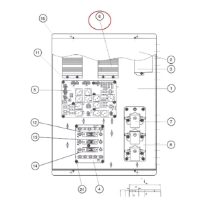 MODULO CONTROLE AR CONDICIONADO THERMO KING 418502 41-8502 DP3 DP4 - Imagen 5