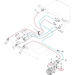 KIT MANIFOLD GIRATÓRIO THERMO KING 200193 20-193 MRT V500 - Image 9