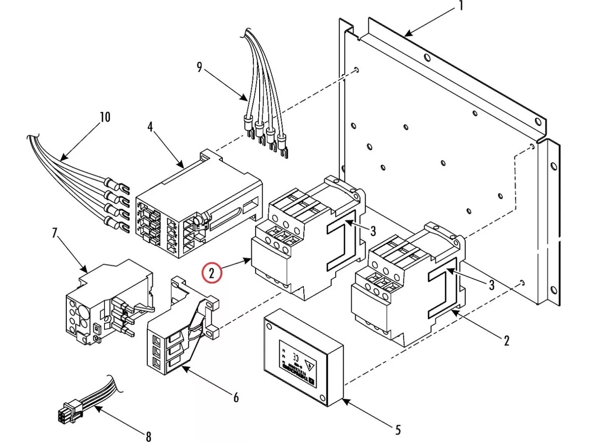 CONTATORA 12V THERMO KING 419391 41-9391 T800 T1200 A500 SLX - Imagen 6