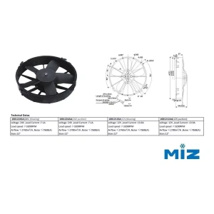 ELETRO VENTILADOR RADIADOR UNIVERSAL 12V SOPRANTE 12 POLEGADAS - Image 4