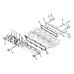 JUNTA MANIFOLD ADMISSÃO THERMO KING TK486 332936 33-2936 SB SUPER2 - Image 4