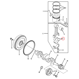CASQUILHO 0.25 DA BIELA MOTOR TK486 THERMO KING 130925 13-925 SB3 SUPER2 - Image 6