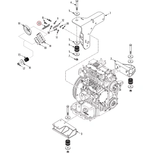 PARAFUSO OLHAL 1/2' DO MOTOR THERMO KING 990541 99-541 T800 T1200 - Imagen 5