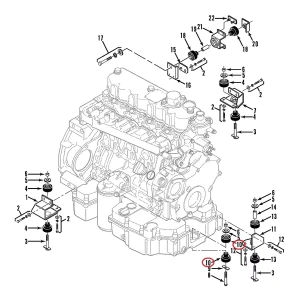 COXIM DE VIBRAÇÃO DO MOTOR THERMO KING 928216 92-8216 SB SLX SUPER2 - Image 5