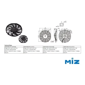 ELETRO VENTILADOR UNIVERSAL 10 POLEGADAS 12 VOLTS ASPIRANTE - Imagen 5
