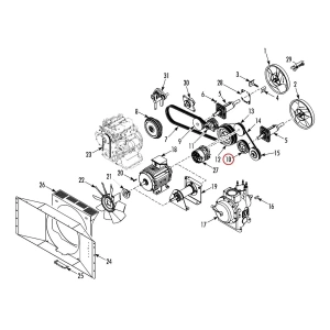 POLIA HÉLICE EVAPORADOR - LADO COMPRESSOR THERMO KING 773039 77-3039 T800 T1000 - Imagen 5