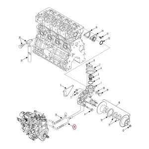 MANGUEIRA BOMBA D'ÁGUA P/ INJETORA MOTOR TK486 THERMO KING 130514 13-514 SUPER-2 - Image 6