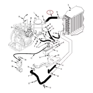 MANGUEIRA RADIADOR THERMO KING 119520 11-9520 MD-100 MD-200 MD-300 - Imagen 6