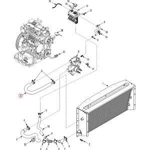 MANGUEIRA MOTOR AO RADIADOR THERMO KING 131274 13-1274 T-600 T-800 - Imagen 6