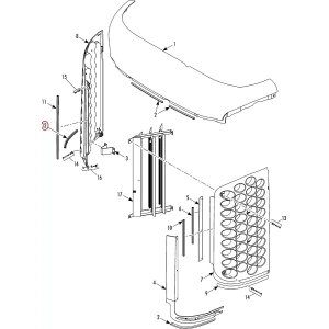 JUNTA GAXETA 14,7" GRADE THERMO KING 334241 33-4241 SB-190 SB-230 SB-310 - Image 6