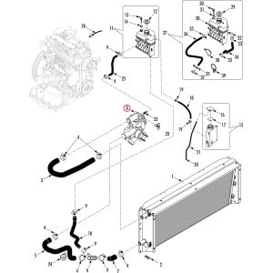 BOMBA D'ÁGUA MOTOR DIESEL TK370 THERMO KING 130576 13-576 MD300 - Image 8