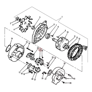 DIODO DE CAMPO ALTERNADOR 23 AMPERES THERMO KING 447255 44-7255 SB-III SUPER-II - Image 5