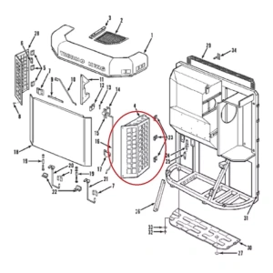 GRADE LATERAL - LADO MOTORISTA THERMO KING 985288 98-5288 SB-2 SB-3 - Imagen 5
