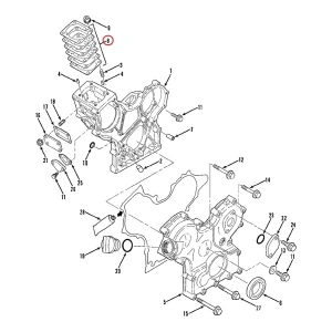 KIT JUNTAS / CALCOS BOMBA INJETORA THERMO KING 331728 33-1728 MD-II MD-300 - Image 5