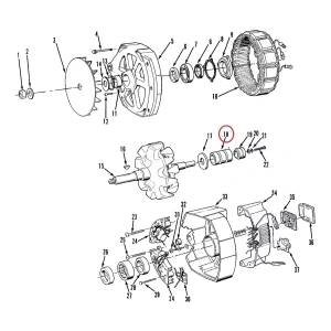 BUCHA DO ALTERNADOR THERMO KING 771514 77-1514 LRT - Image 5
