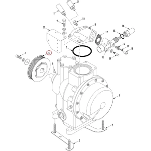 POLIA DO COMPRESSOR THERMO KING 772956 77-2956 T-600 T-800 - Image 7