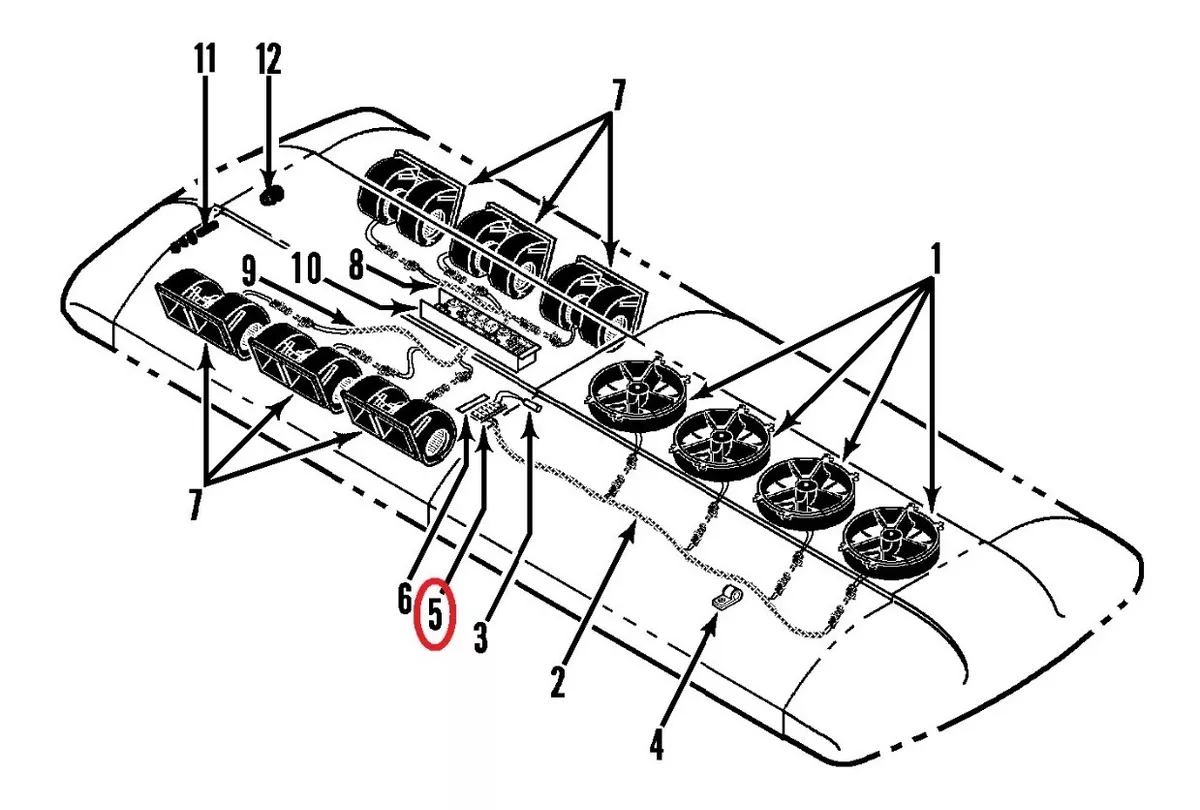 TERMINAL ELÉTRICO DE 4 PINOS THERMO KING 412372 41-2372 LRT MRT SRT - Image 5