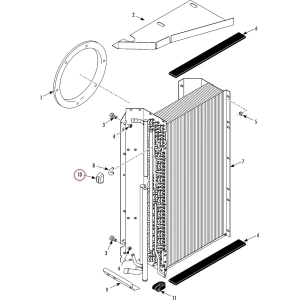 SUPORTE SERPENTINA DO CONDENSADOR THERMO KING 923329 92-3329 SB-230 - Image 6