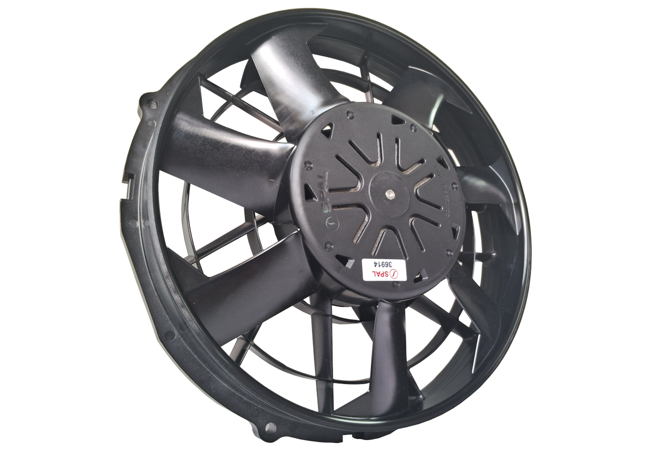 ELETRO VENTILADOR SPAL VA89-BBL378B/R/A 24V ASPIRANTE 12 POL.